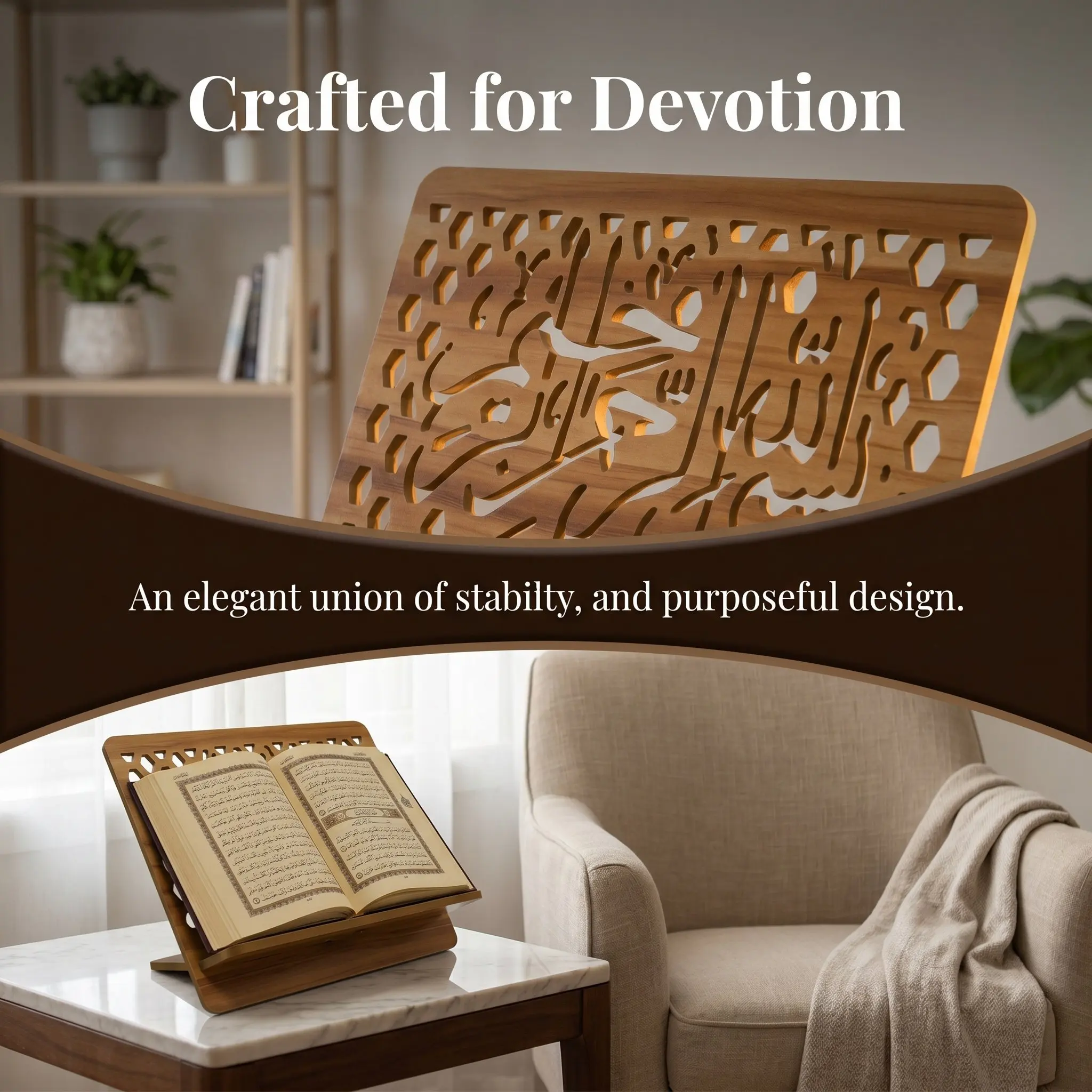 ที่วางพระคัมภีร์/อัลกุรอานไม้แ - Home Quran บทวิจารณ์และราคา