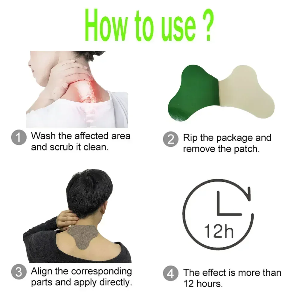 8/16/32pcs Wormwood Medical Plaster Self-heating Neck Patches Rheumatoid Arthritis Cervical Spondylosis Body Pain Relief Sticker