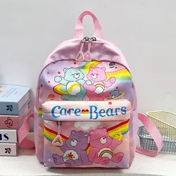 Cartoon INS Care Bears Backpack Anime Printed Trendy New Casual Travel Cute Bag Kawaii Girl Creative Children Toy Surprise Gift