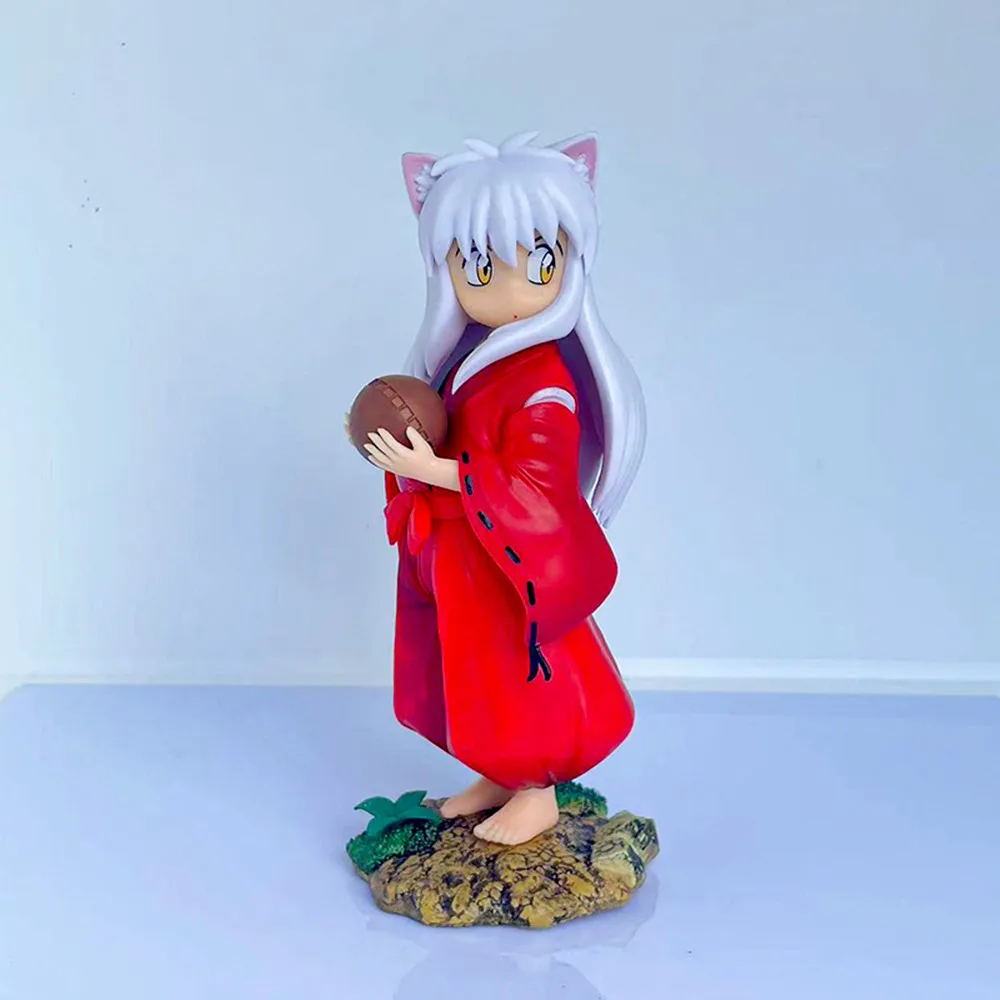 MIMO Cute Inuyasha Sesshoumaru Q Ver. PVC Action Figures Anime Inuyasha Figure Model Toys Collection Kids Doll Gift