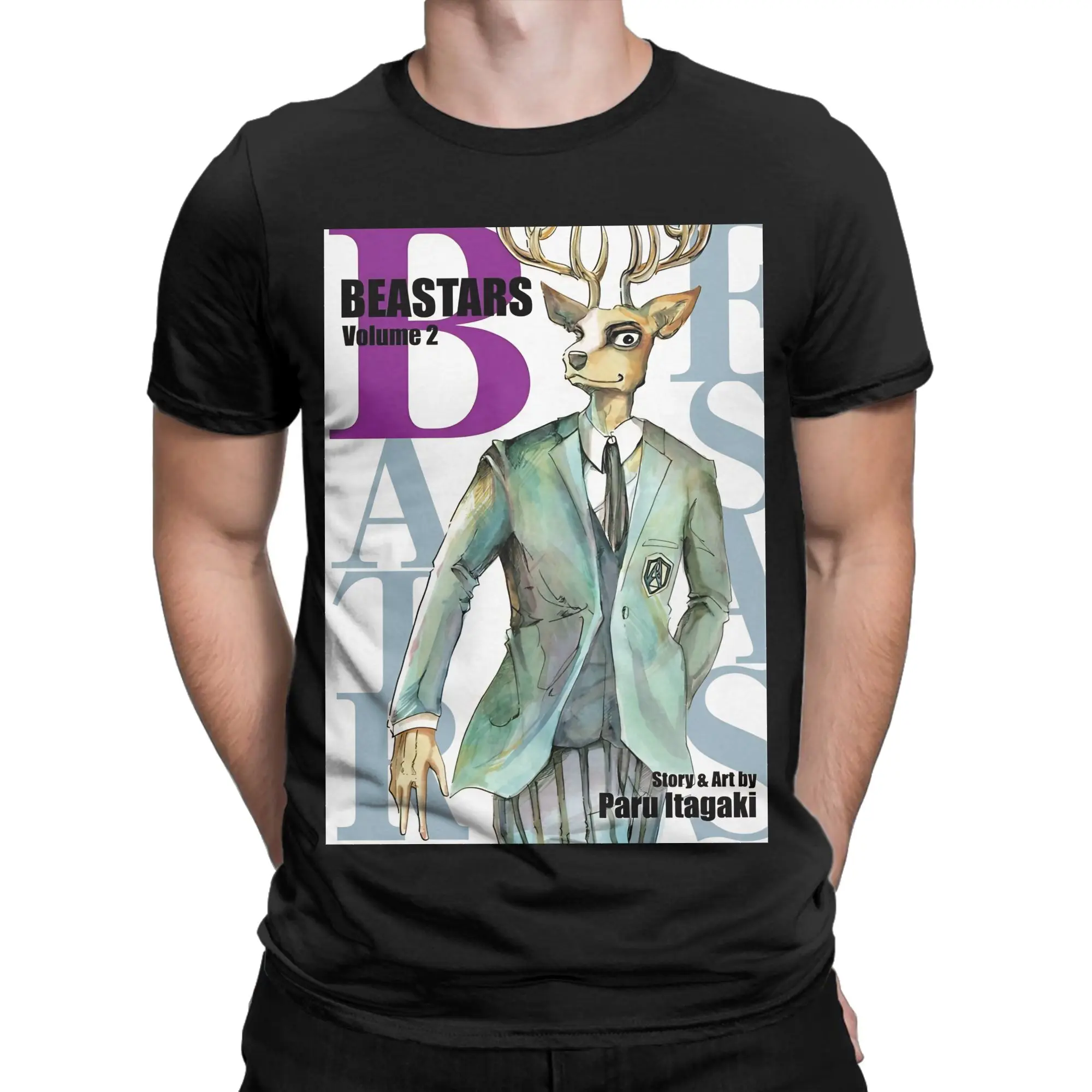 Beastars Vol2 Classic Shirt Novelty 100% Cotton T-Shirt BEASTARS Final Season Part Tops Tees For Men