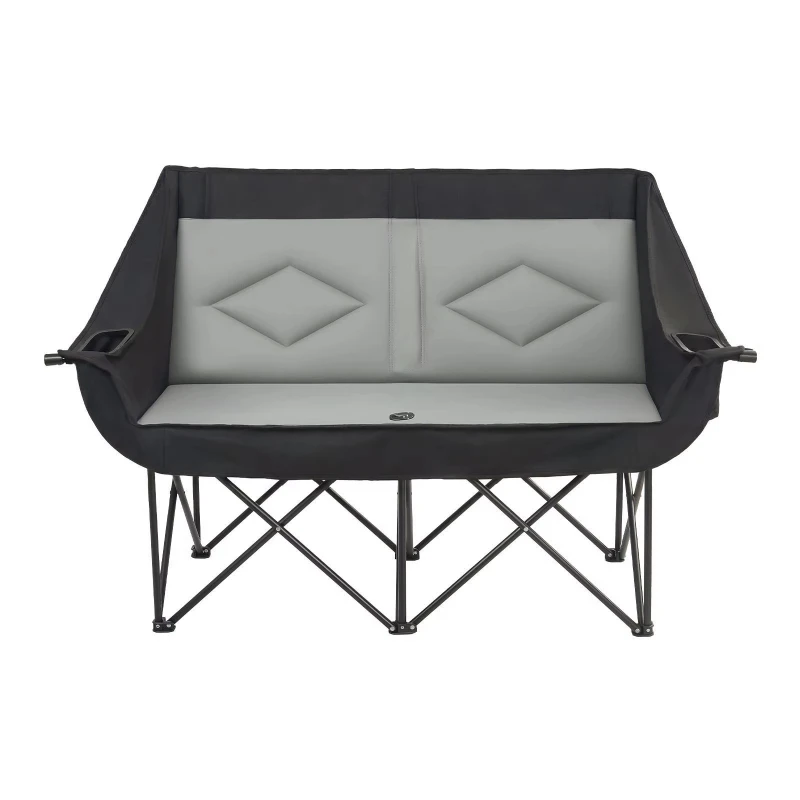 Oversized two-person camping chair, folding chair, suitable for outdoor adventure