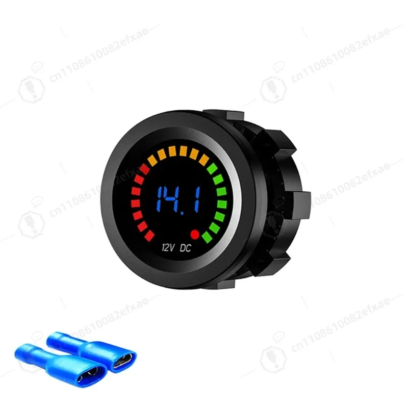 DC 12V Universal Car Motorcycle Waterproof LED Digital Voltmeter Panel Volt Meter Monitor Gauge Display Car Accessories