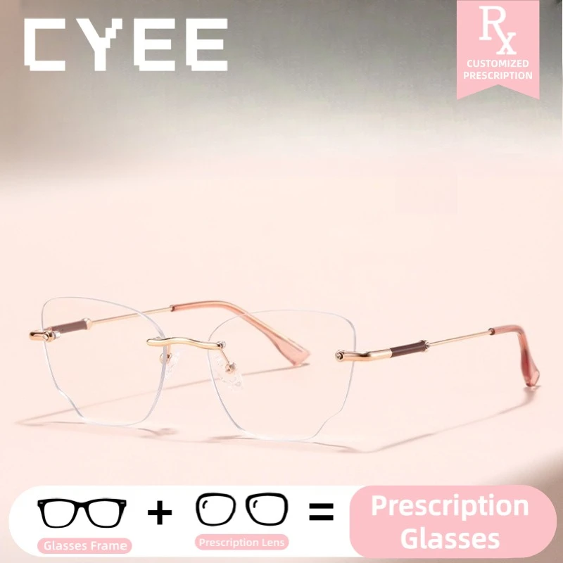 

CYEE Personalized Customization Prescription Optical Glasses Anti Blue Light Progressive Eyewear Photochromic Myopia Eyeglasses