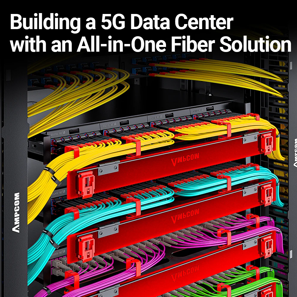 AMPCOM LC - LC UPC OM3 광섬유 패치 케이블 다중 모드 이중, 50/125μm, OD 2.0mm/3.0mm, LSZH OFNR, 1-100미터