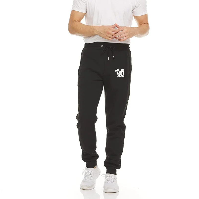 سراويل تقليدية للرجال الخريف الشتاء الصوف Sweatpants الرجال تشغيل عداء ببطء الرياضة الصالة الرياضية السراويل موضة بلون تجريب السراويل الطويلة