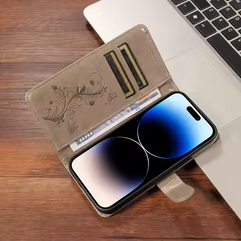 Cute Apricot Blossom Tree Case For Samsung Galaxy J3 J5 A3 A5 2016 2017 A6 A7 A8 J4 J6 Plus 2018 Wallet Phone Protect Capa