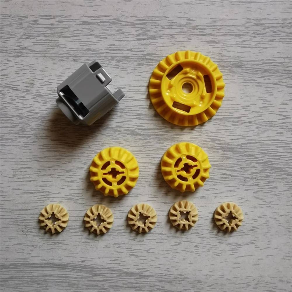 New Differentials Gears MOC Technical Modification Parts Compatible with legoeds Building Blocks 42143 69761 69762 65414 6589