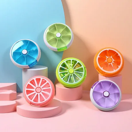 Pill Case Medicine Tablet Water Cup Cute Travel Pill Box  Portable Dispenser Organizer Weekly Medicine Storage Container