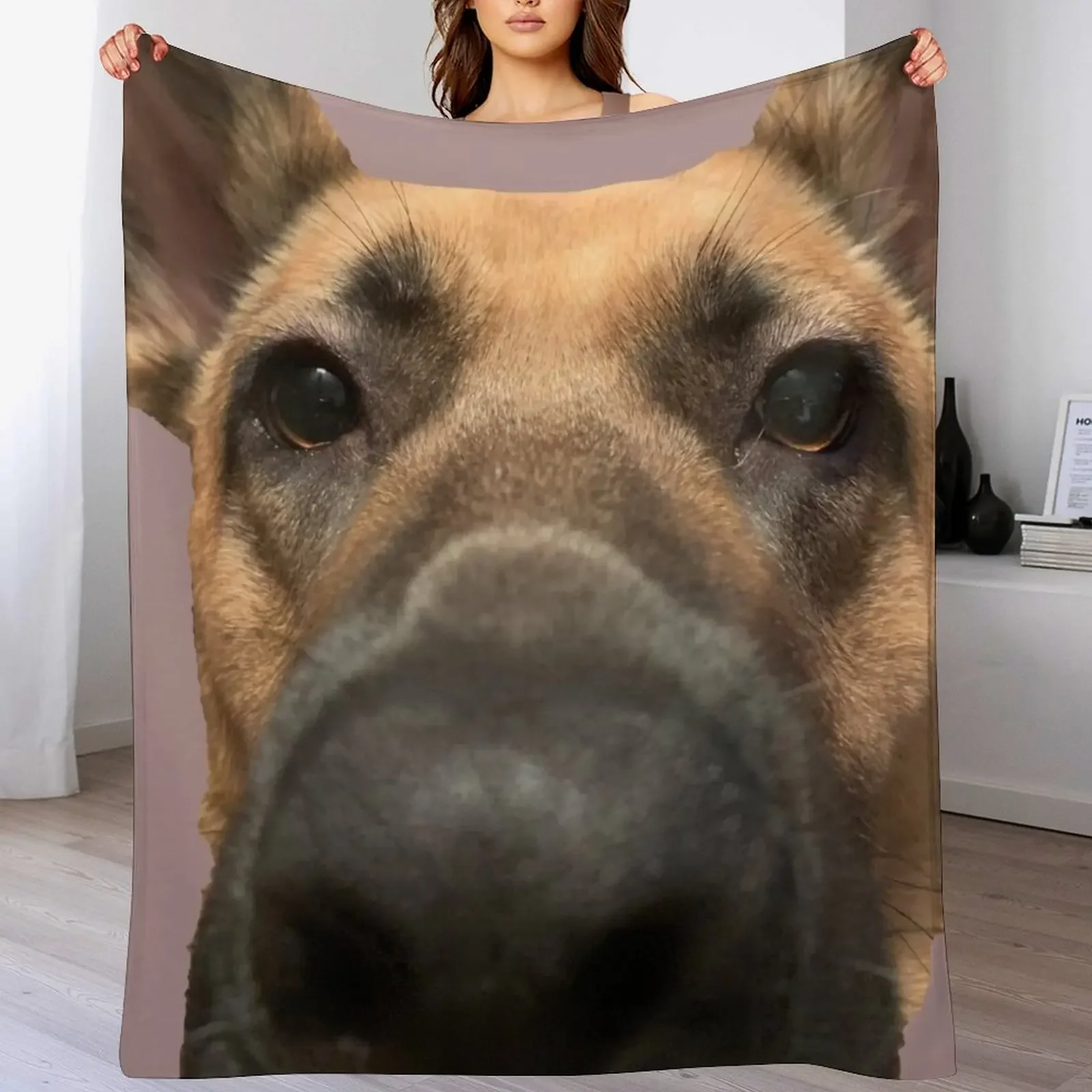 

German Shepherd Throw Blanket For Decorative Sofa Cute Summer Beddings manga Blankets