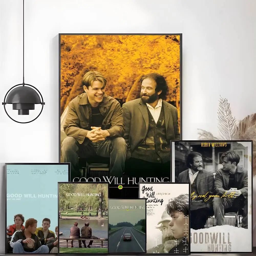 ملصق فيلم Sticky Good Will Hunting ملصقات ذاتية اللصق مناسبة لأي سطح جدار مقاوم للماء والرطوبة