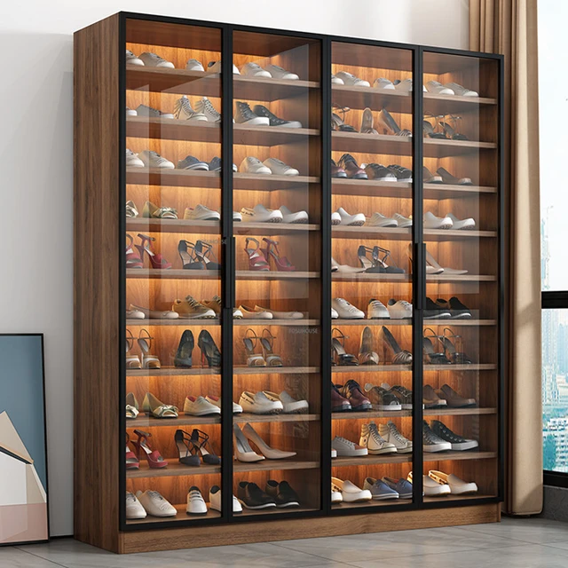 Household Landing Shoe Rack Living Room Cabinets Furniture Multi layer Storage Design Shoe Cabinet Doorway Shoe Shelf AliExpress