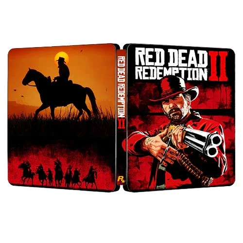 Red Dead Redemption 2 R2 Steelbook ONi Fantasy Box (disque de jeu non inclus)