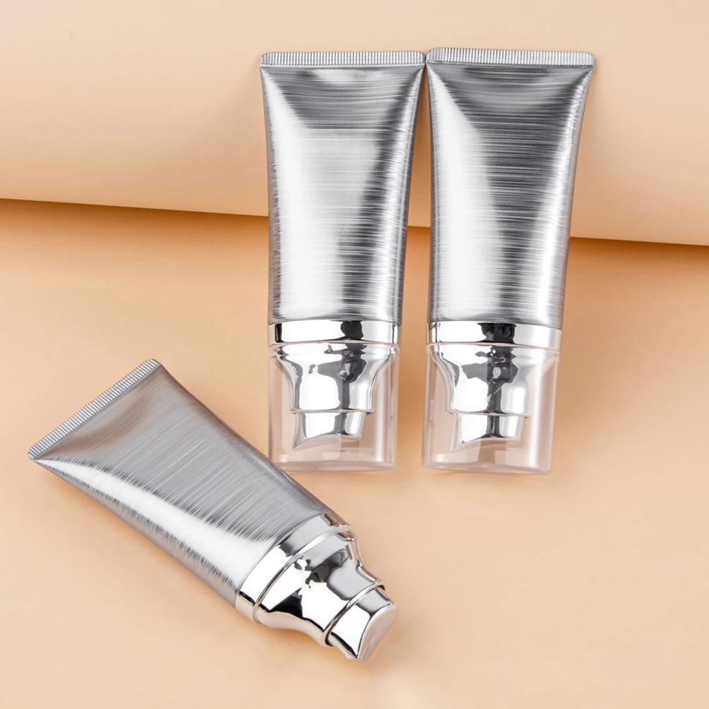 Custom Logo 12 Colors Foundation Private Label Long-lasting Moisturizing Full Coverage Natural Waterproof Makeup Silver Tube
