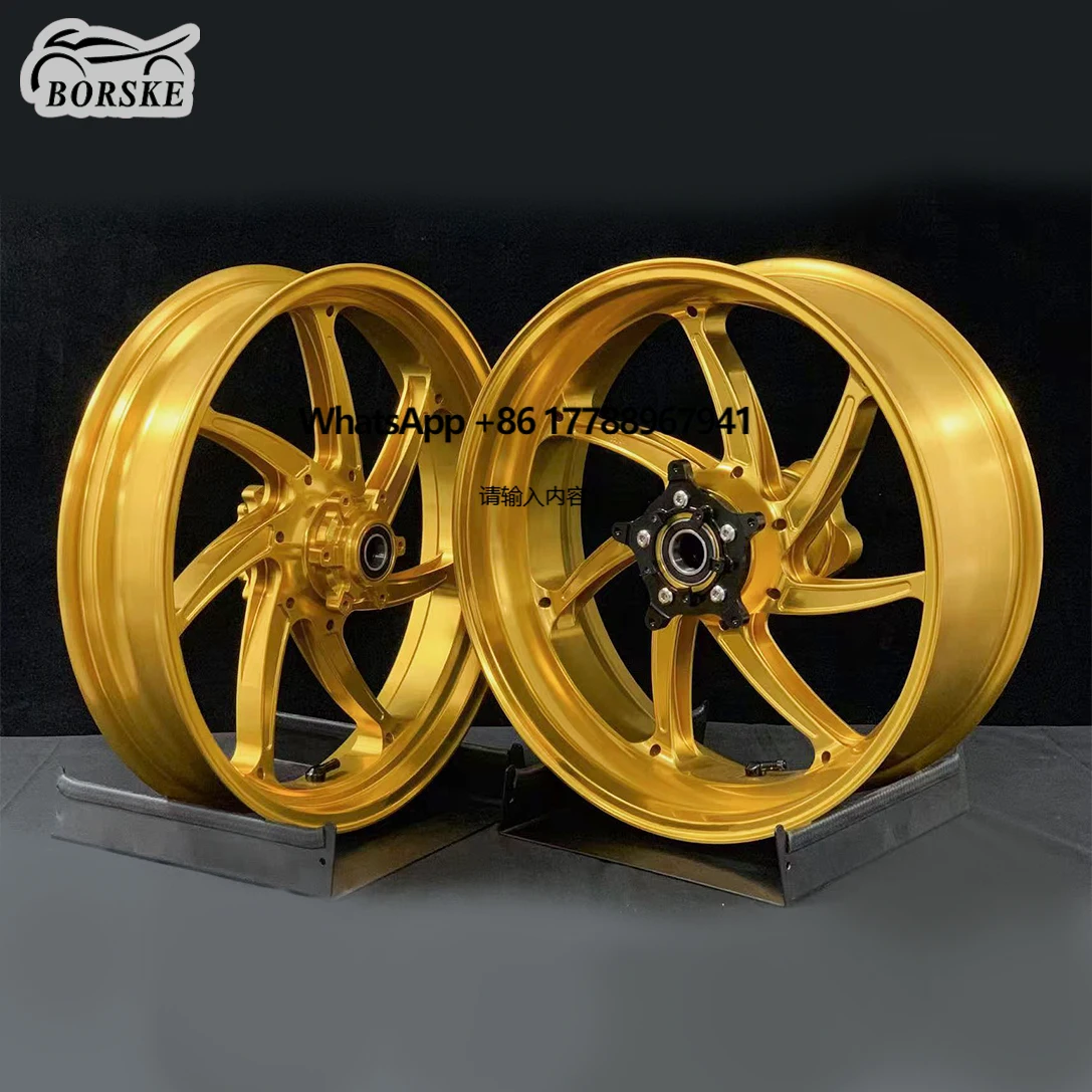 

Кованые мотоциклетные колесные диски из алюминиевого сплава, передние 17*3,5 дюйма, задние колесные диски 17*6,0 дюйма, ступицы для S1000RR