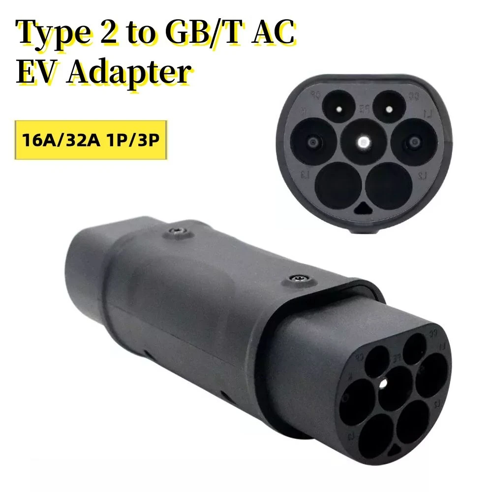 

Type 2 to GB/T EV Charger Adaptor IEC 62196 To GB China Standard Electric Vehicle Converter Adapter 16A 32A for EVSE Charging