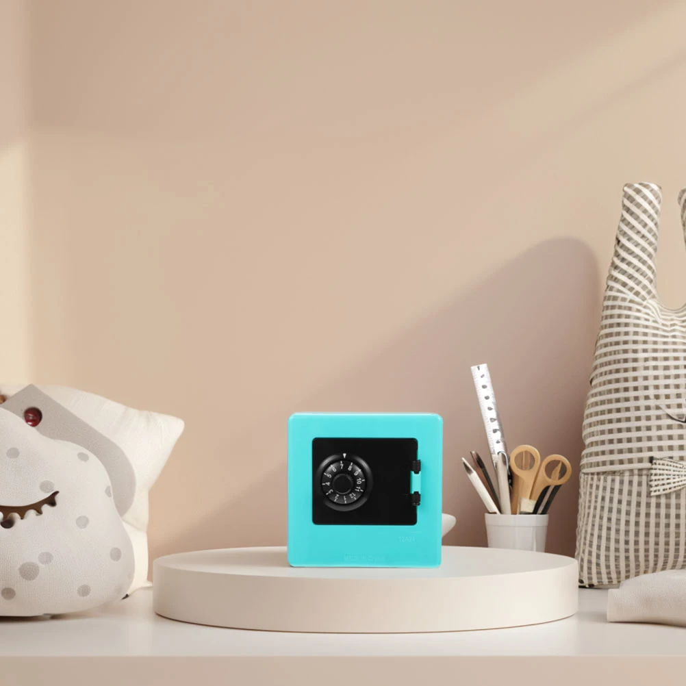 2pcs Kids Mini Safe Box Password Lock Coin Storage Jar Savings Bank For Children Boys Girls Party Favors Money Box With