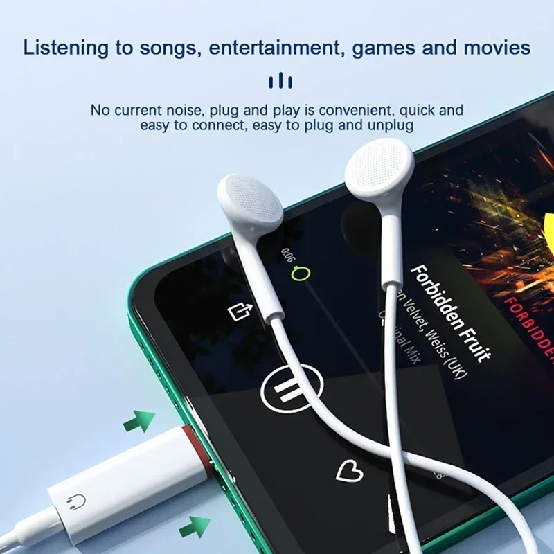 3.5mm Female to Type C Male Adapter For  For Xiaomi/POCO/Huawei Wired Headset Converter OTG Earphone Audio AUX Adapter image 5