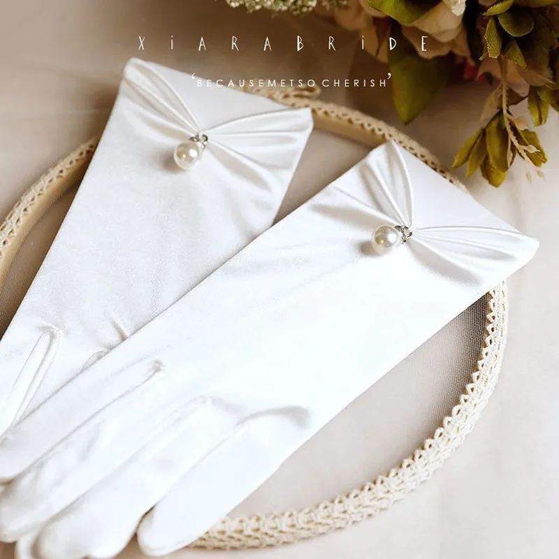 European and American style French retro black gloves women, thin, sun-protective, suitable for evening parties, urban socia