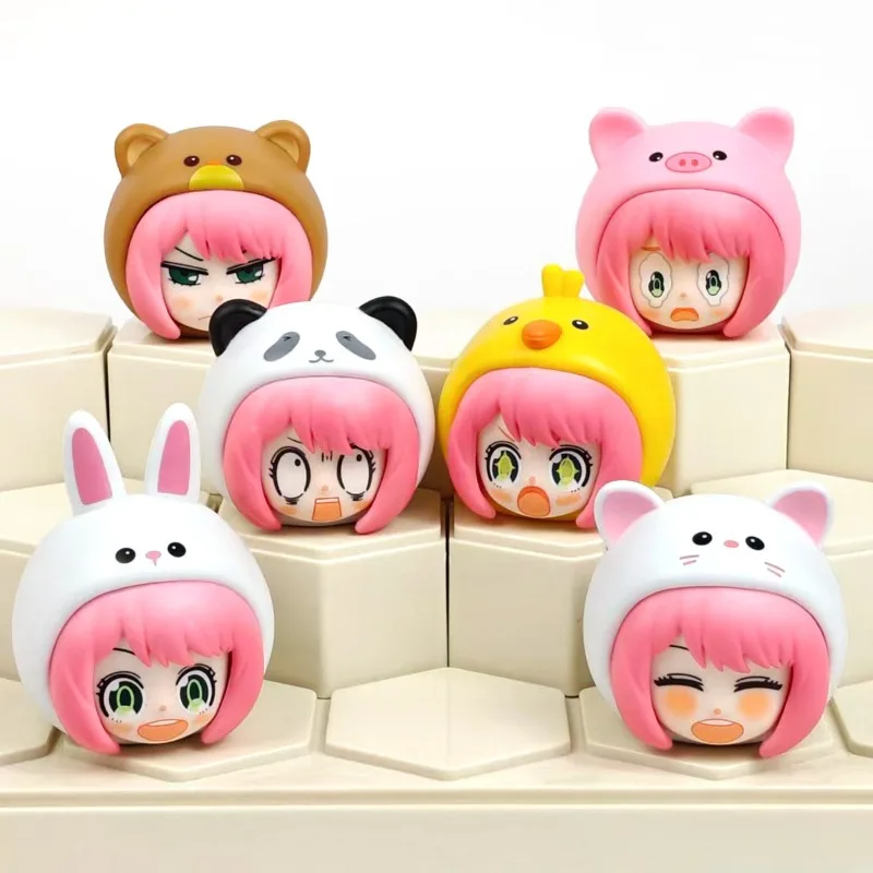 ฟิกเกอร์อนิเมะ Spy x Family อนยา ซีรีส์สัตว์ กล่องสุ่ม ขนาด 6 ซม. ของเล่นตุ๊กตาผ้ากำมะหยี่ ของขวัญวันเกิด/คริสต์มาส สำหรับแฟนๆ อนิเมะ