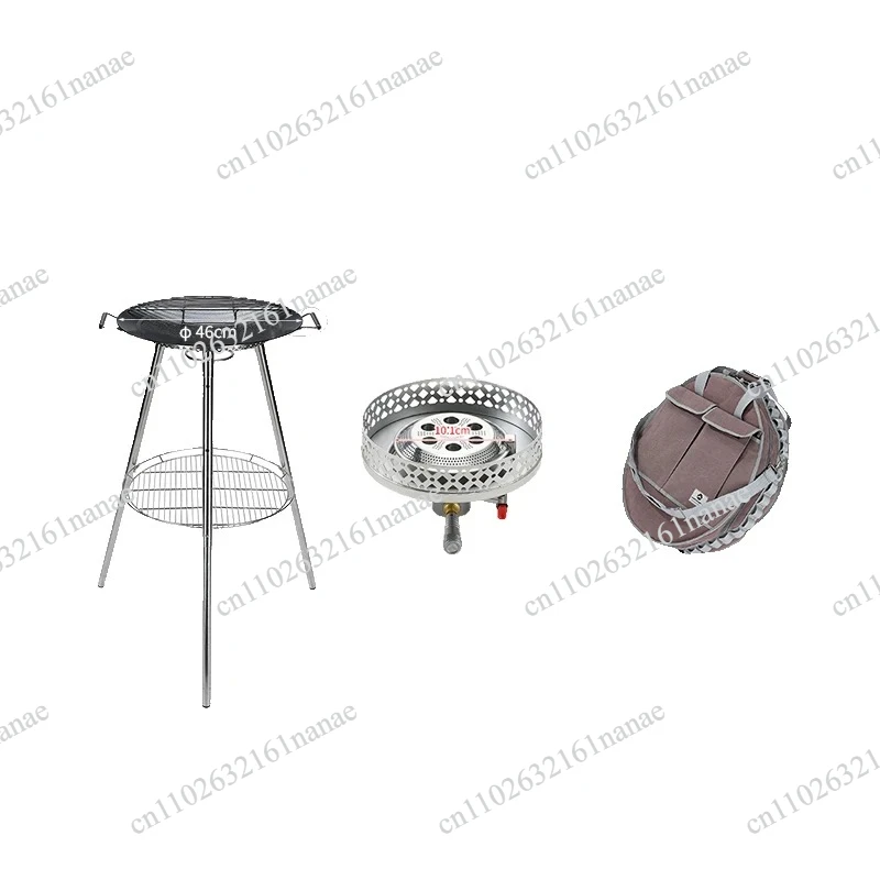 Detachable Triangle Outdoor Cooking Support Stand