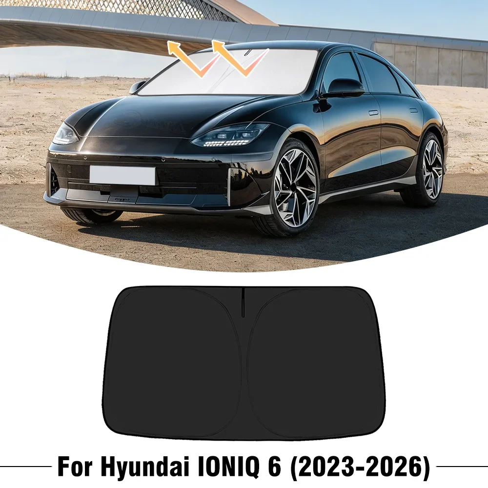 현대 IONIQ 6 2023 2024 2025 2026 자동차 앞유리 차양 커버 앞창 차양막 UV 차단 액세서리