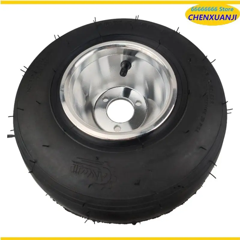 جديد الذهاب كارت 5 بوصة عجلات الشاطئ اكسسوارات السيارات الانجراف عجلة 10X4.5-5 كارت الإطارات + محور العجلة الأمامية