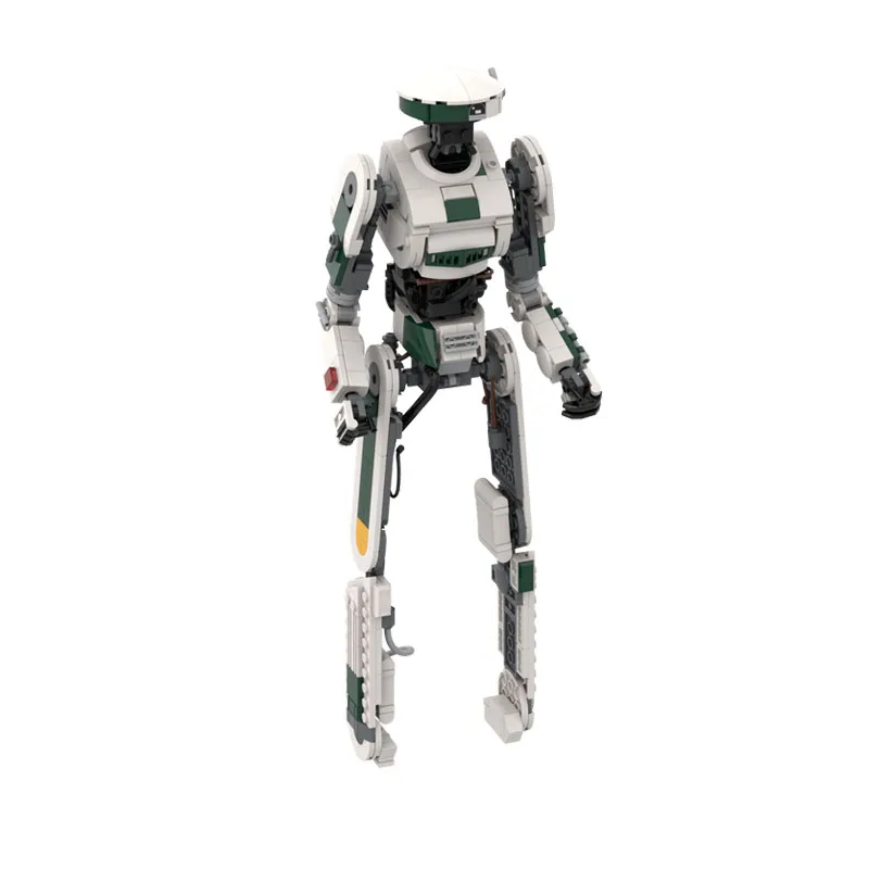 590 pcs Star Battle MOC L337es Droid Display Figure Modular Model Building Blocks Creative Assembly Collector Display Gift Set