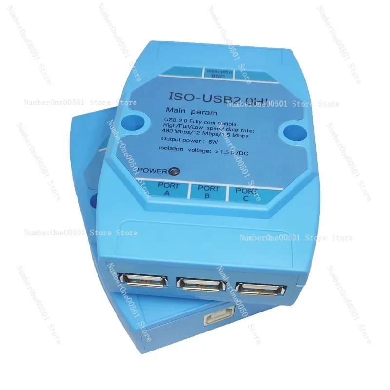 

USB2.0 isolator 480Mbps high-speed isolation eliminates audio decoder common ground current sound, one to three