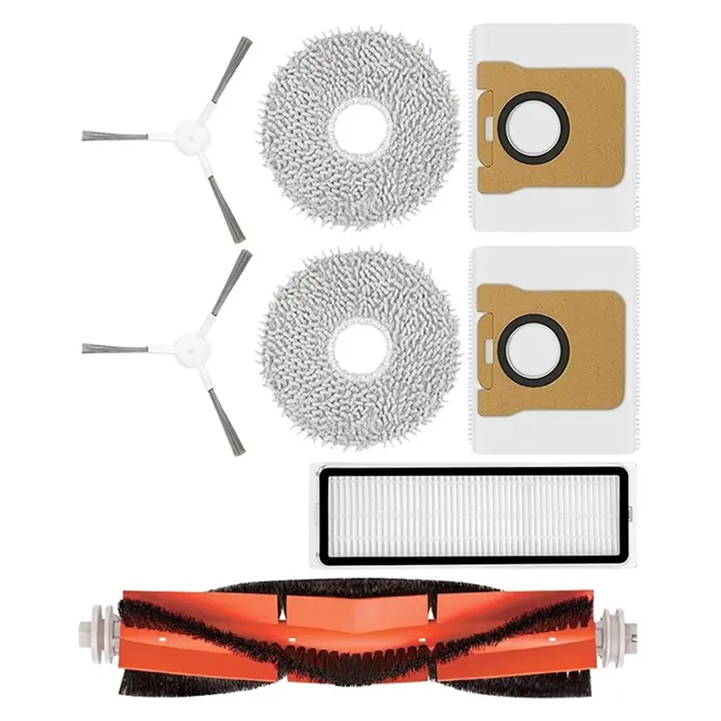 

Запчасти для робота-пылесоса Xiaomi X11A — основная щетка, боковая щетка, HEPA-фильтр, салфетка для мытья полов, мешок для сбора пыли (X20+, X10+, X20 Plus, X10)