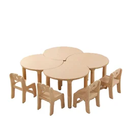 Eco-friendly Hot Selling kids montessori furniture table and chair set study table for kids