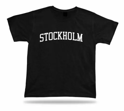 T-Shirt Stylish Classic Apparel great gift idea cotton casual Stockholm Norway