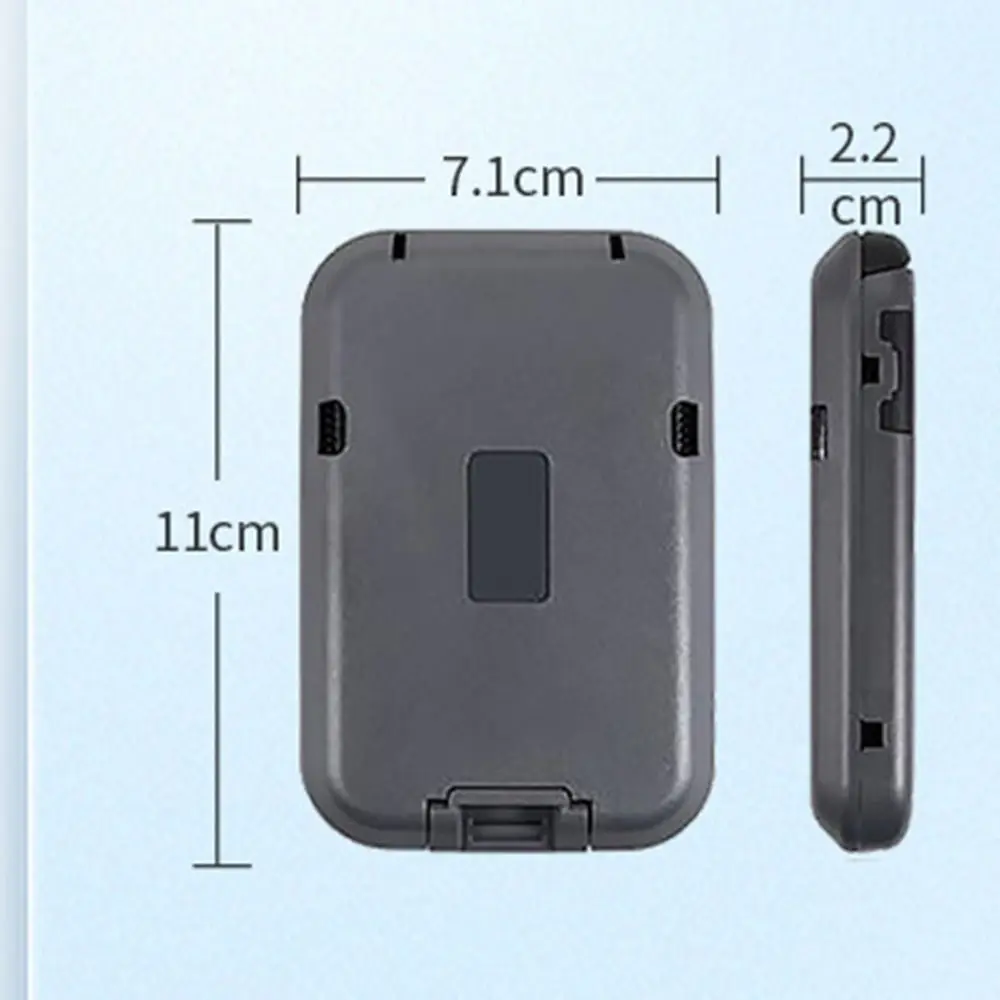 Anti-theft Brush Multi-function Card Case Wallet Waterproof Small Aluminum Alloy Business Card Case Card Holder