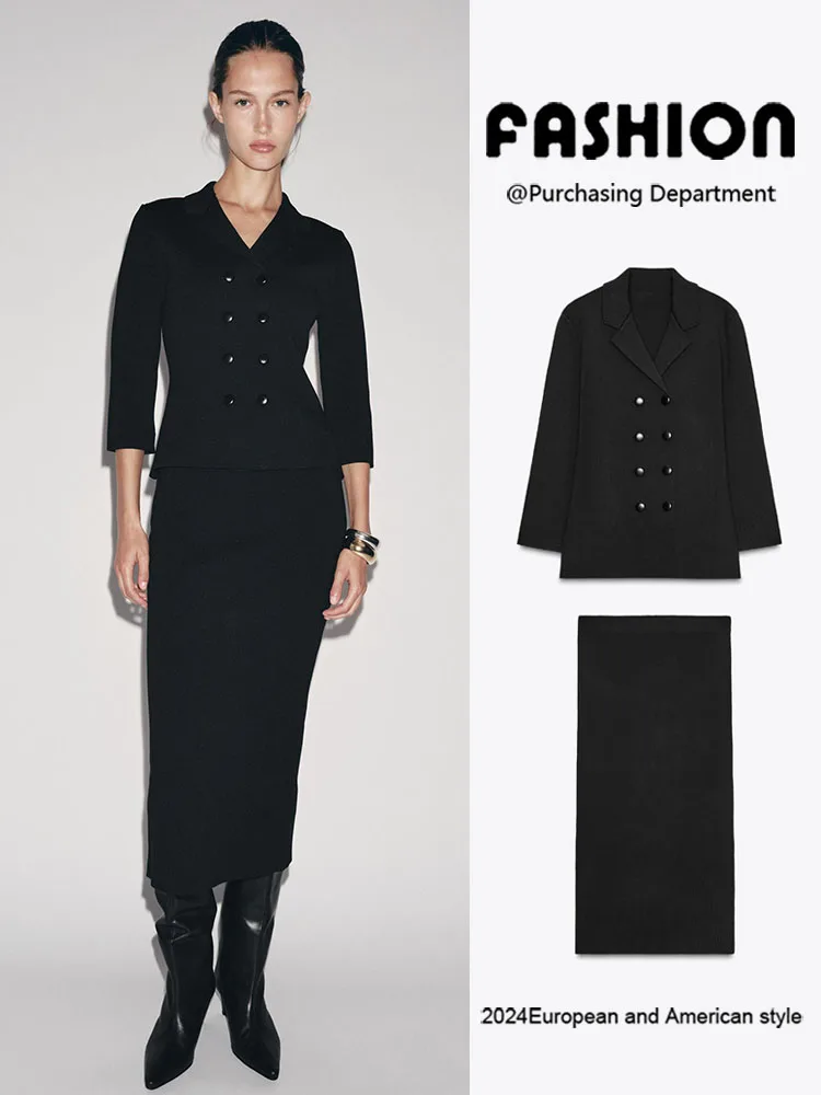 

New Arrival Autumn Women's Double-Breasted Jaet Midi Skirt Ethnic Stage Costume 49248 800 49249 800