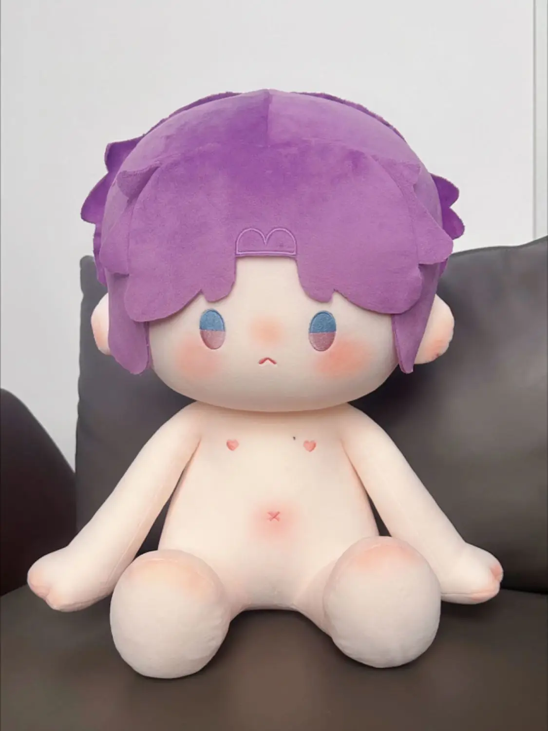 Pre-sale Chinese Game Love And Deepspace 40cm Plush Naked Dolls Qi Yu Plushie Doll Toy Figurine Models