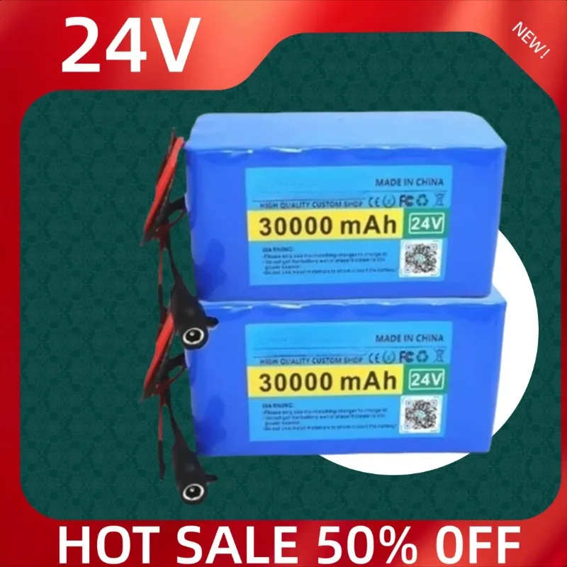 

24V 30000mAh 18650 Lithium-ion Battery Pack for Electric Bicycles Power-Assisted Bicycles and Balance Bikes
