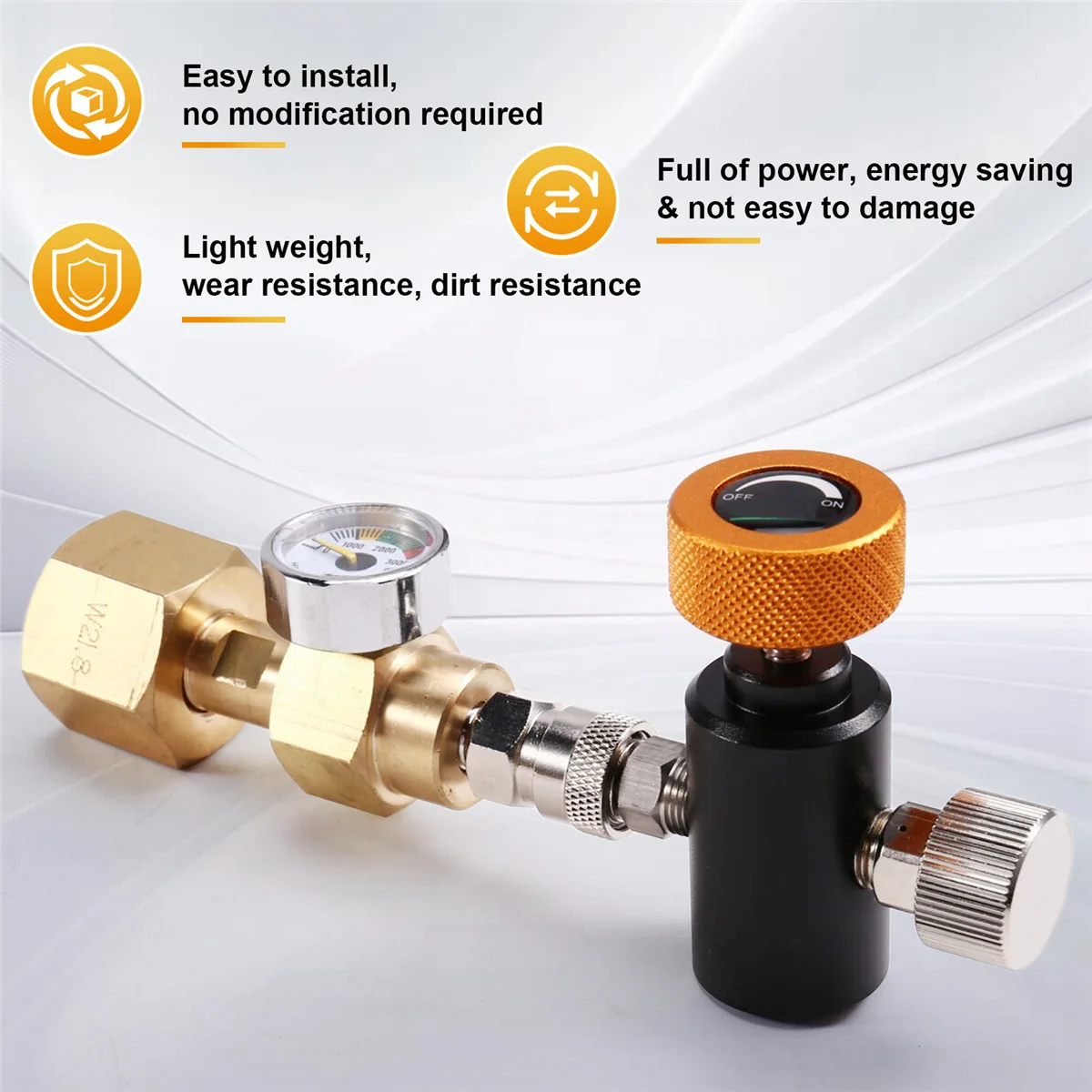 AA98 For Carbonator Cylinder Inflation Joint Inflation Valve Supplement Station Adapter,Adapter Inflation Valve A