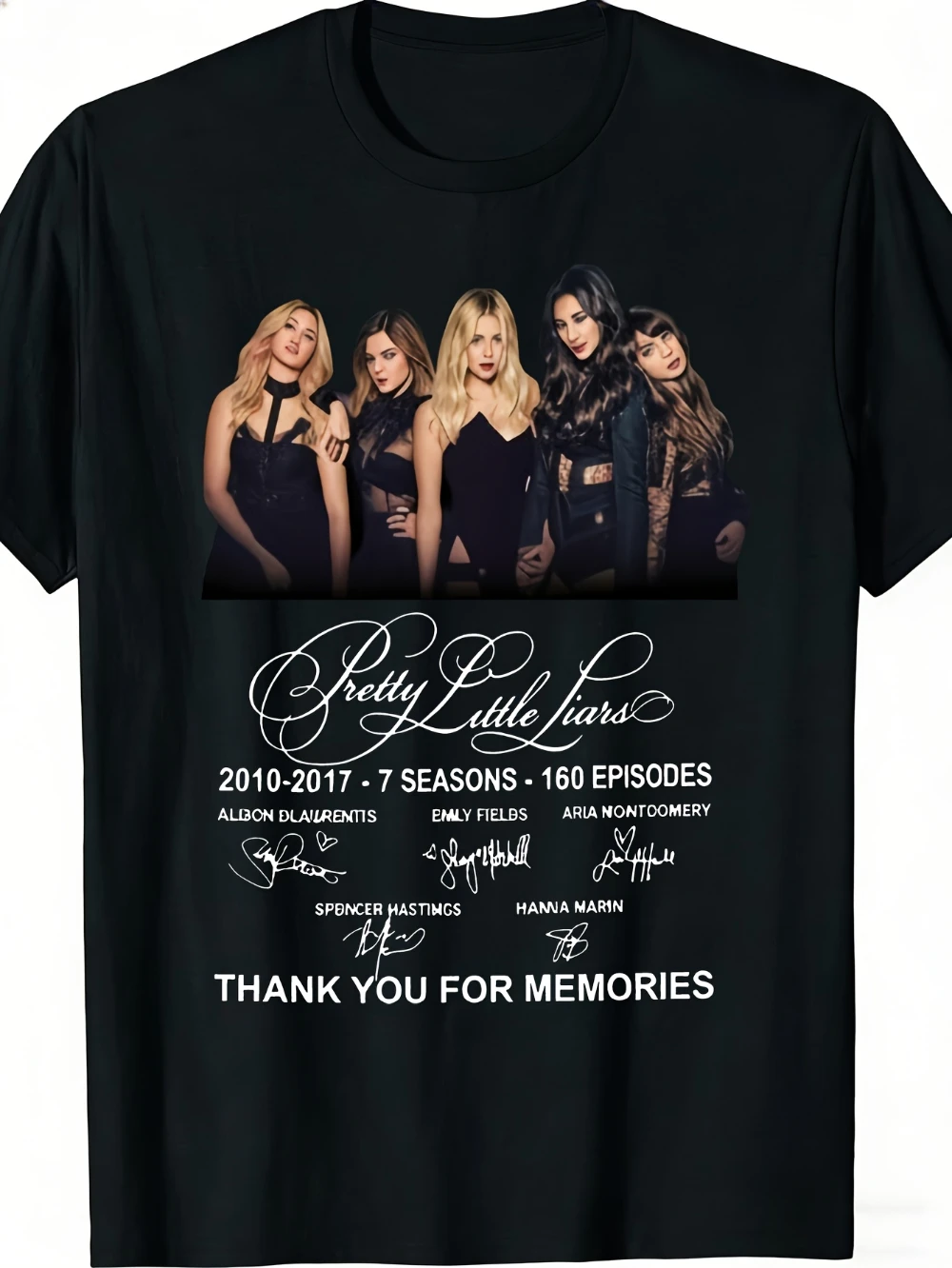 Schöne Little Scammer Signature Series T-Shirts 7 Years mit Unterschriften von Hannah, Herren-T-Shirts für den Sommer, Unisex