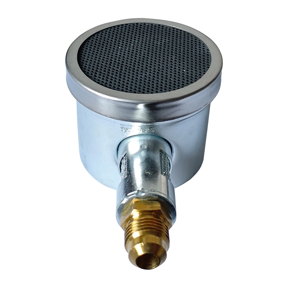 M10*1.5 Ceramic Plate Round Small Burner with 3/8 Connector for Gas Heater Gas Boiler Deck Heater Repalcement Mini Burner Parts