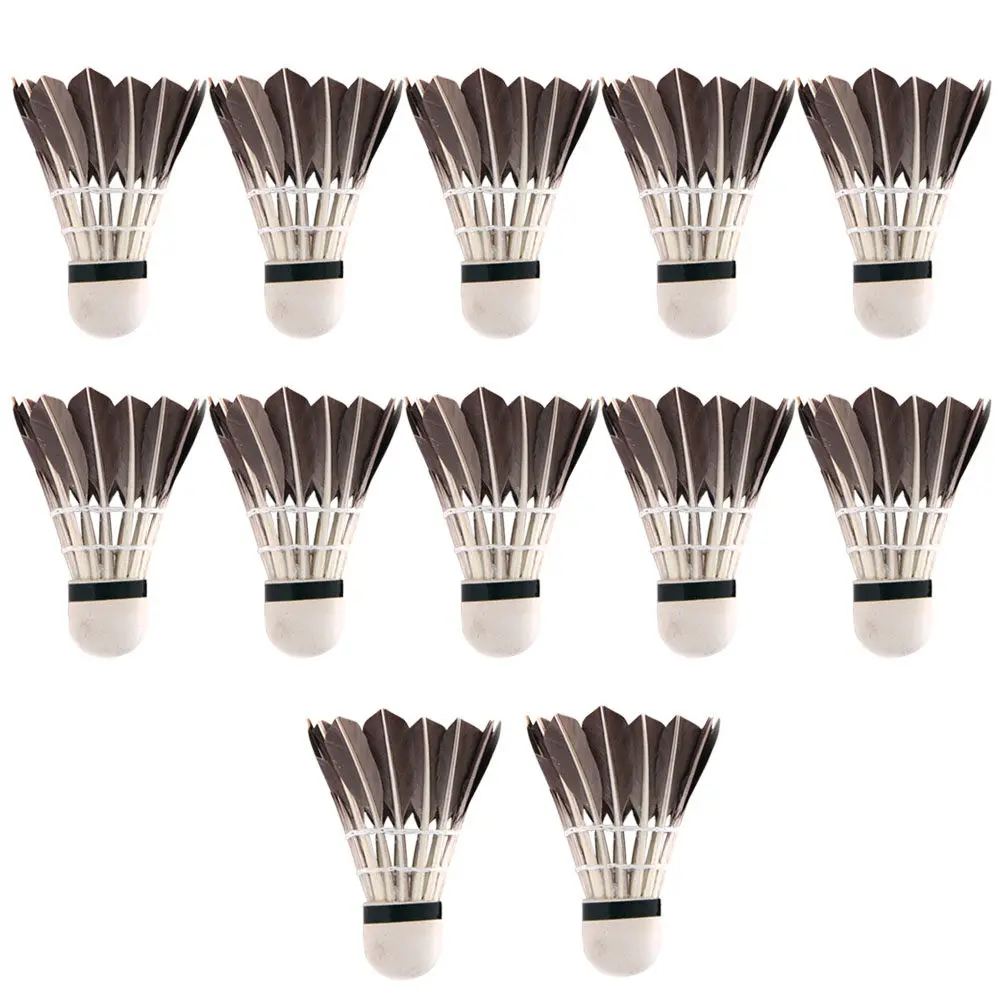 

12Pcs Reliable Shuttlecocks with Superior Bounce for Training Amateurs and Family Sports Activity Badminton Ball