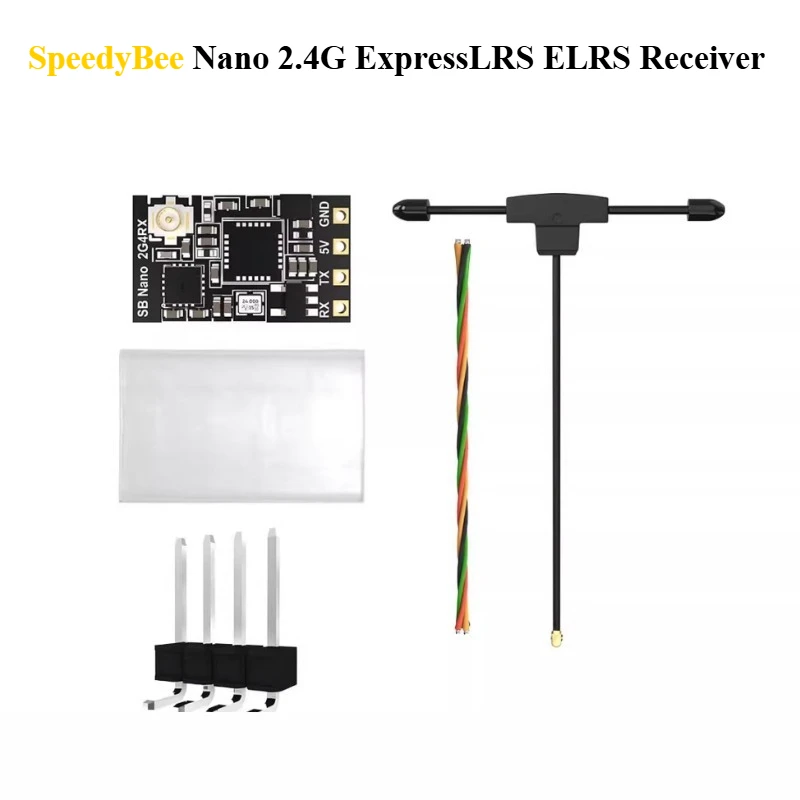 

Приемник SpeedyBee Nano 2,4 ГГц ExpressLRS ELRS — сверхлегкий для FPV Freestyle Long Range Drone, обновление «сделай сам», модификация