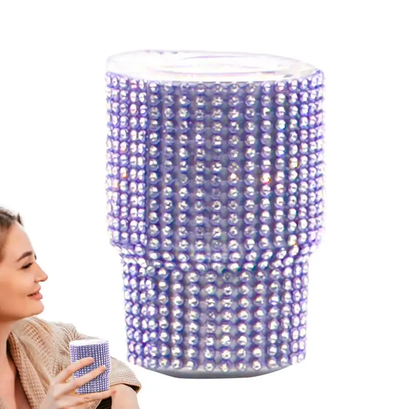 Glitter Tumbler Shot Glass Bling Small Cup Stainless Steel Double Wall Metal Drinking Vessel Stylish Barware For Party Travel