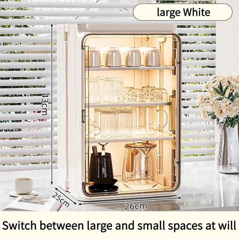 

spice rack spice jars Cup Storage Rack Tea Cup Mug Organizer Coffee Accessories Drainage Cup Holder Shelf Tea Set Storage Box