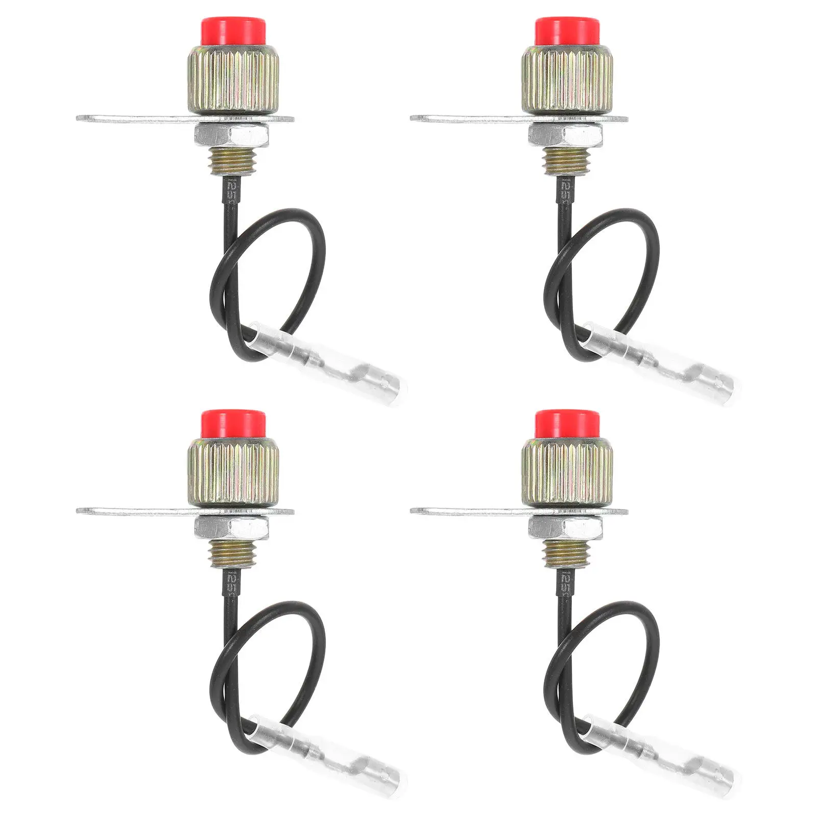 

4Pcs Compact on Off Stop Switch for Lawn Mower Trimmer Garden Power Tool Replacement Protective Control Easy Maintenance