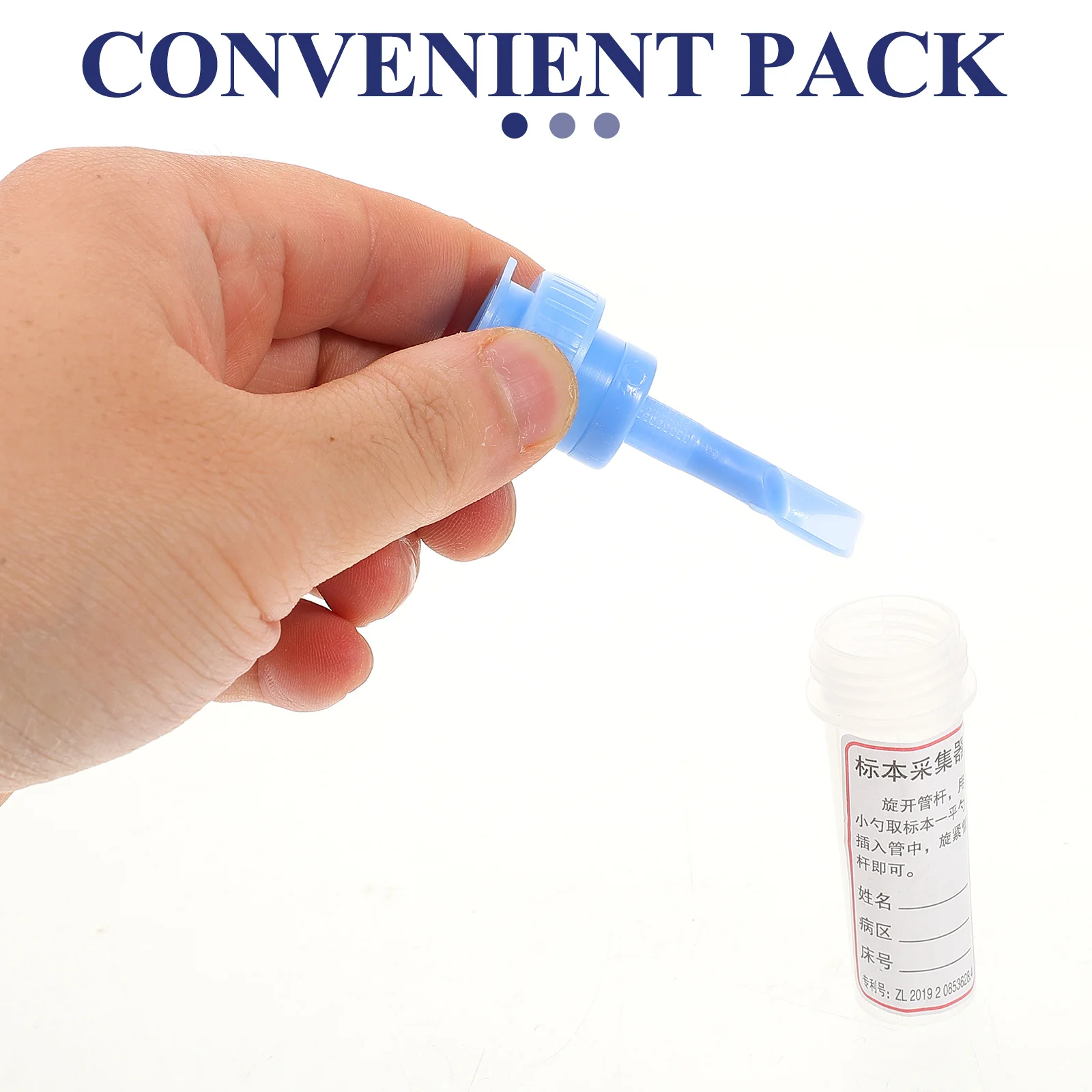 

20Pcs Stool Sample Cups PP Material Leakage Proof Spoon Included Accurate Scale Small Plastic Specimen Containers for Testing