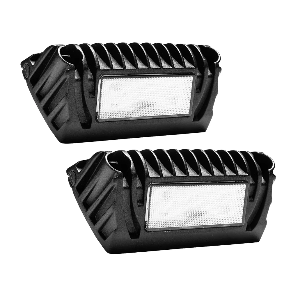 MICTUNING 2PCS RV Exterior LED Porch Utility Light 12V Waterproof  Work Lamp Awning Lights For RV Trucks Trailers Marine Boats