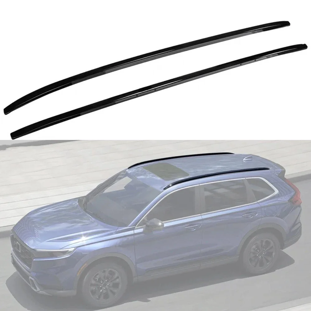 

VULIXYUAN 2PCs Black Roof Rails Side Rails Fits for Honda CRV 2023 2024 2025 Aluminum