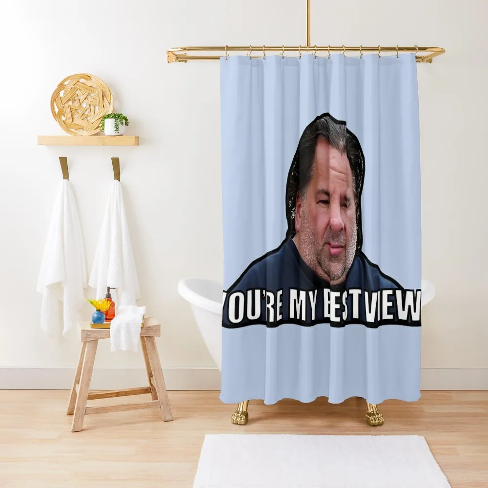 

Big Ed- You're my best view Shower Curtain For The Bathroom Anti-Mold Waterproof Shower Curtain