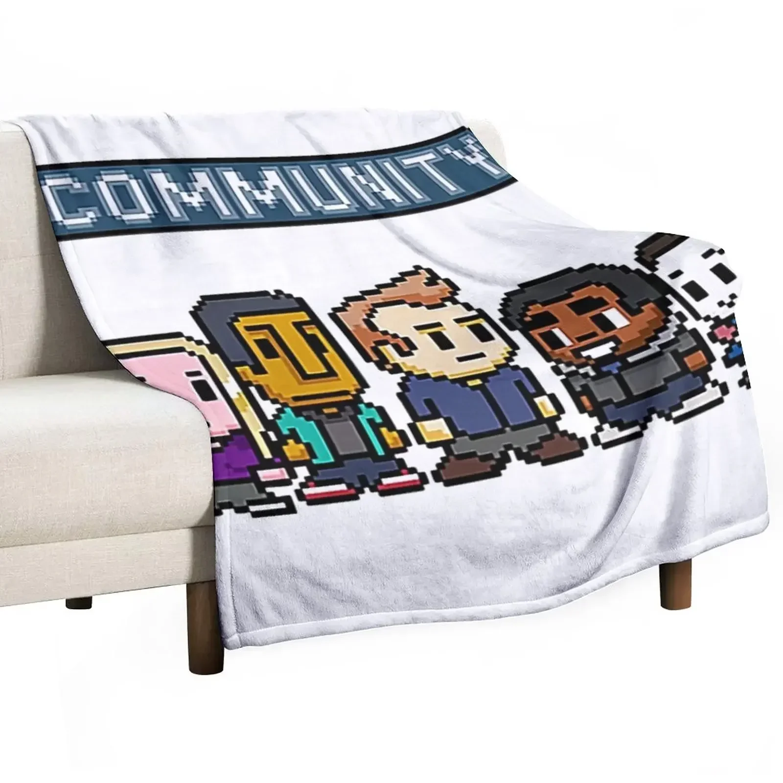 The Pixel Community Throw Blanket Shaggy Bed covers Blankets