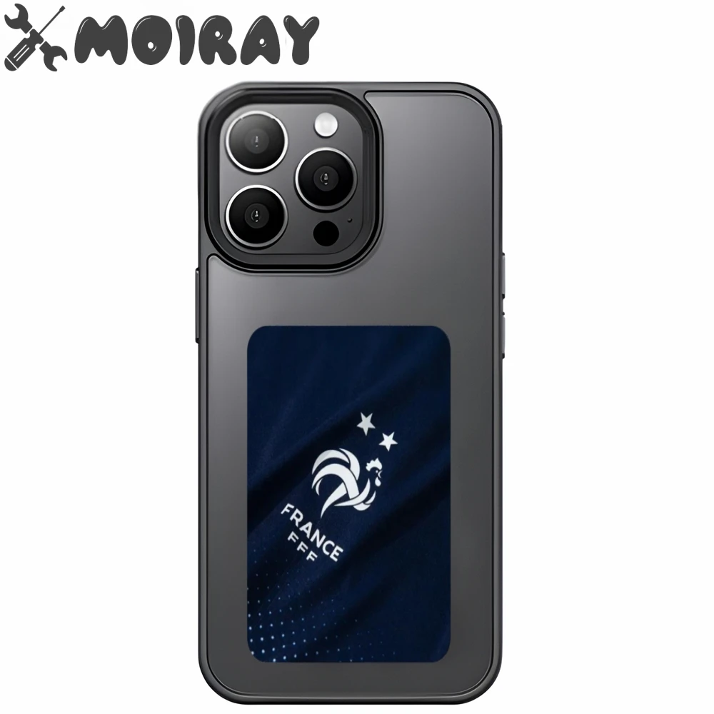 

Luxury DIY NFC Screen Display Removable Magnetic Intelligent Phone Case for IPhone 15 14 13 Pro Max Lens Film Protection Cover
